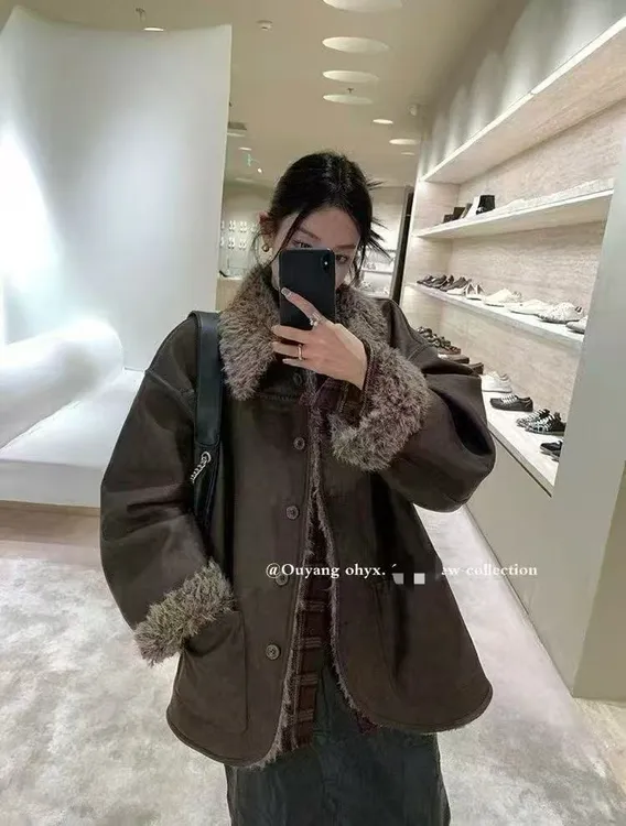 白姐同款皮衣外套双面穿（2622）