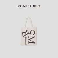 ROMI STUDIO 首饰袋 “天然棉籽无染色”印花做旧帆布袋RWCAPY5033