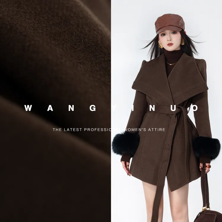 MD定制·依诺【光雅和冬】2025冬季款气质时尚休闲百搭显瘦收腰大衣