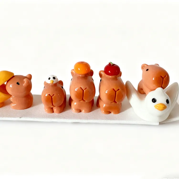 【对对碰＋许愿】可爱卡皮巴拉玩具治愈系桌面装饰摆件DIY潮玩