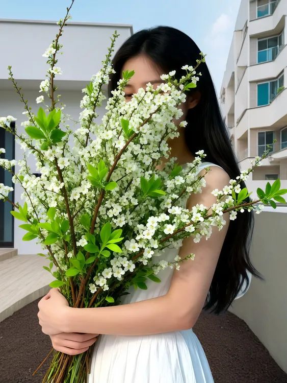 耐寒干枝雪柳泡水开花水培花卉室内客厅绿植花卉