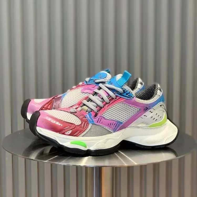 男鞋2025夏季新款厚底鞋子百搭时尚学生透气网面休闲鞋潮防滑耐磨