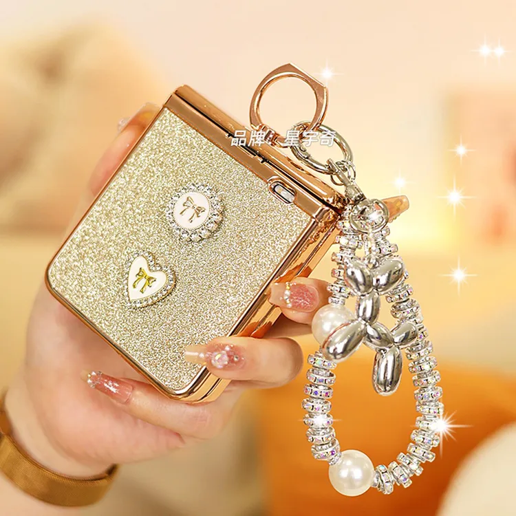 奢华金色适用荣耀magicvflip2手机壳防摔钢化膜VFlip套vflip2全包