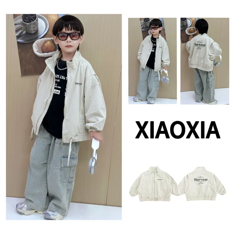 XXJ 2279 尘屿【小骑士】设计感满满的字母印花外套