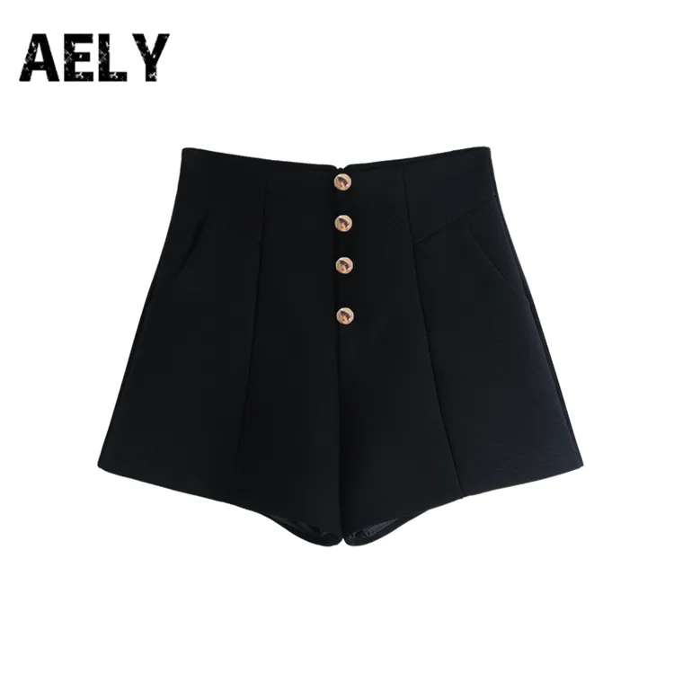 百搭气质西装短裤女夏季2025新款高腰显瘦小个子阔腿裤辣妹穿搭