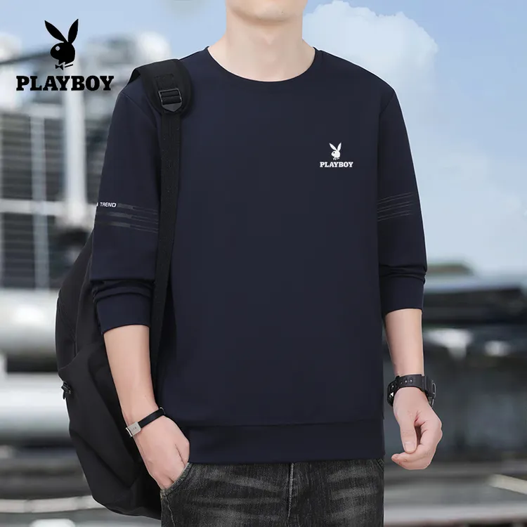 新款男士男款长袖卫衣正品爆款春秋冬季大码运动内搭宽松上衣