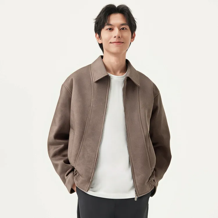 gxgjeans多色仿麂皮美式夹克外套男25春#J25D211032