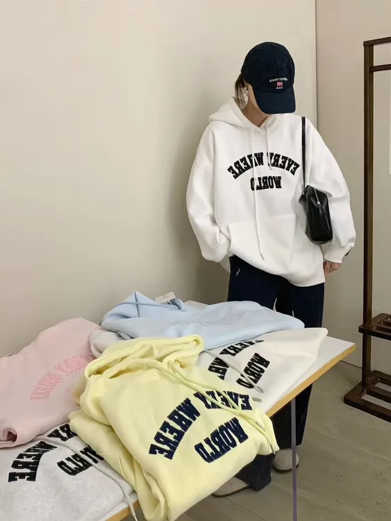 sweet大版时尚帽衫