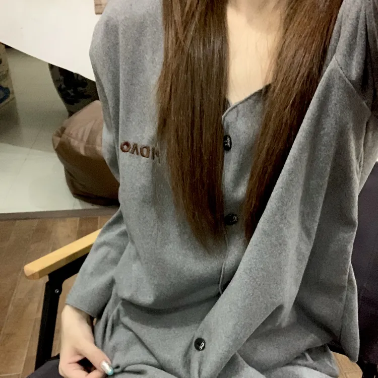 外单福利价！！韩系加厚双面磨毛德绒少女睡衣居家外穿家居服