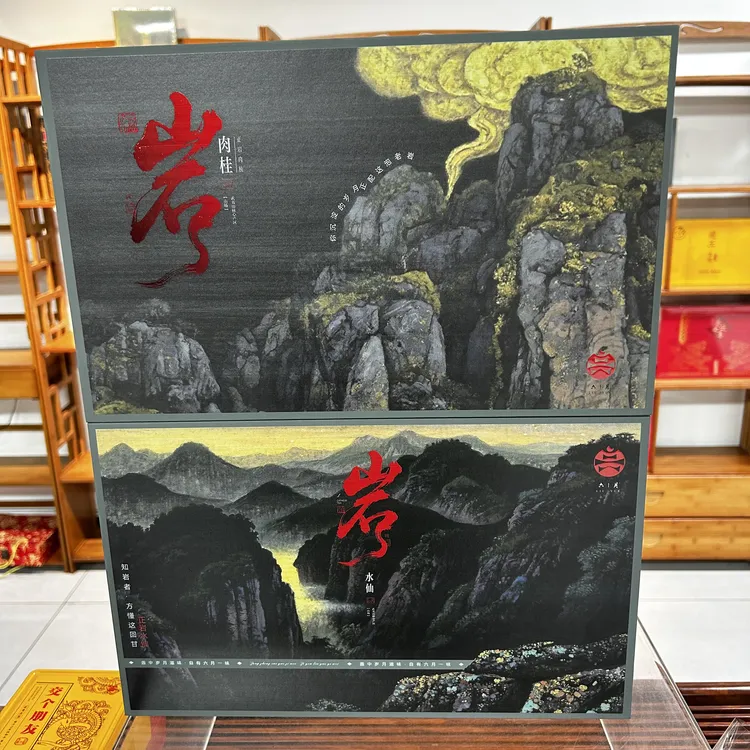 武夷岩茶-岩水仙/岩肉桂组合礼盒60泡500g