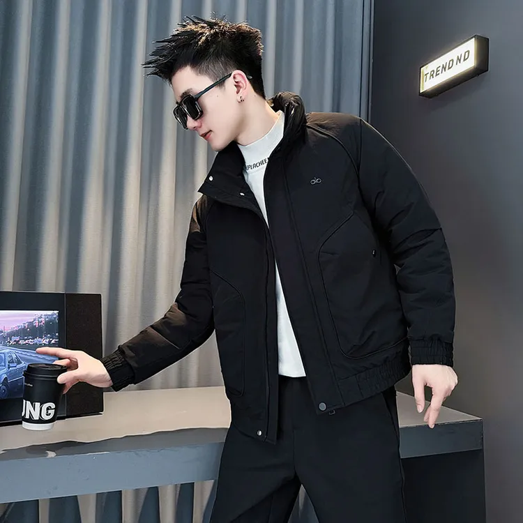 棉服男款冬装2025新款爆款男生冬季外套百搭立领棉衣加厚保暖棉袄