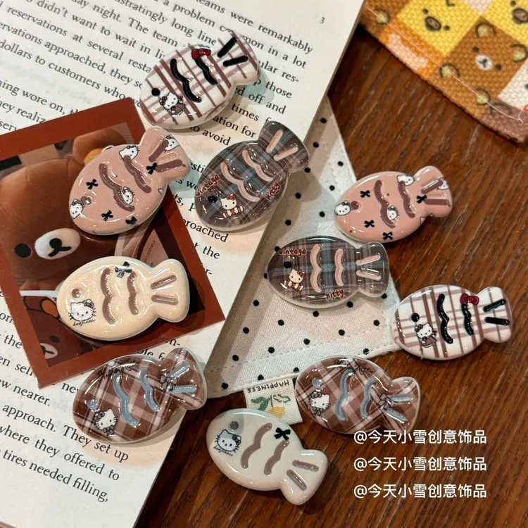 秋冬新款ins风可爱鲷鱼小鱼发夹甜美ins刘海卡通夹日百搭头饰
