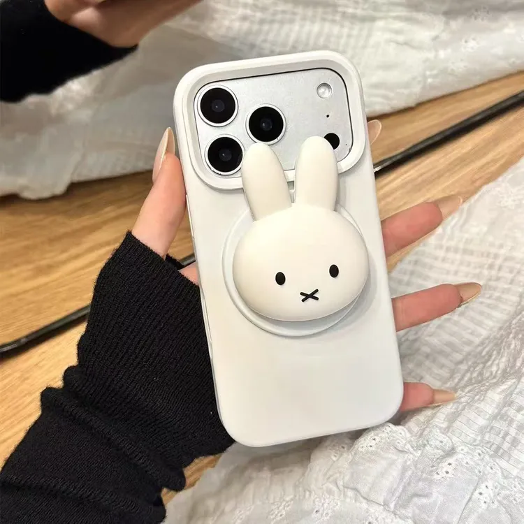 液态磁吸米菲兔适用iPhone17promax时尚苹果16手机壳可爱15简约14