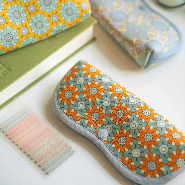 阳春小镇眼镜盒便携高级感高端复古文艺清新老花镜近视镜男女收纳