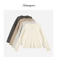 M.SHANGMEI.Z/沐熙【绞花毛衣】美大哥显瘦松弛v领毛衣X082936