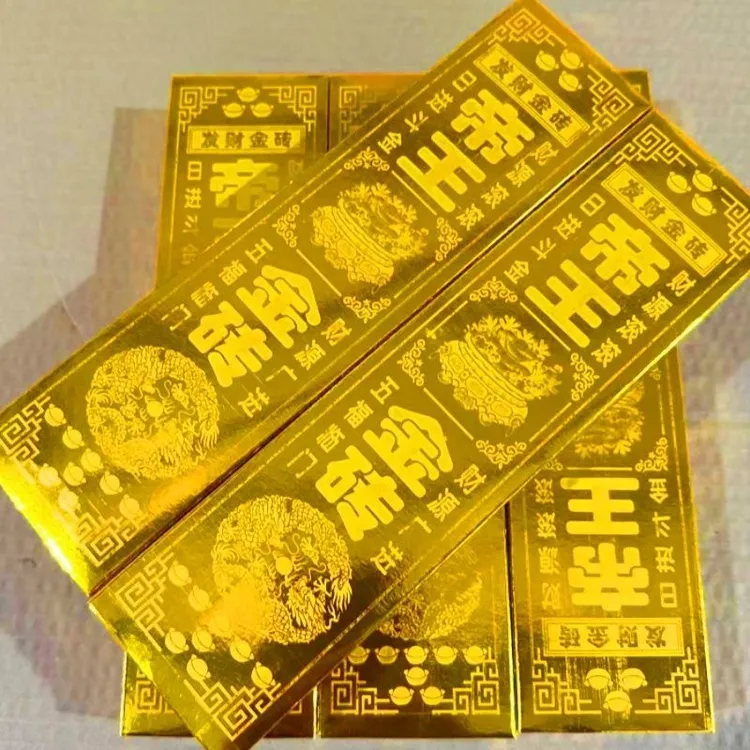极速发货节日摆件厂家直销金色银色折纸材料厂家批发