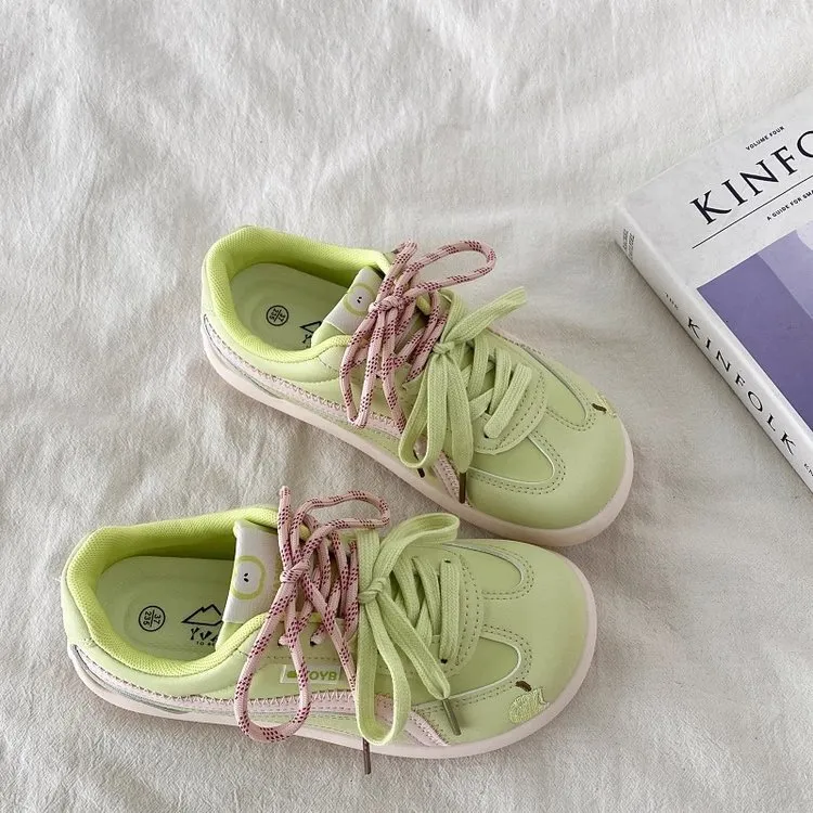 小众ins设计感复古港风日系韩版学生小白鞋女鞋板鞋帆布鞋老爹鞋