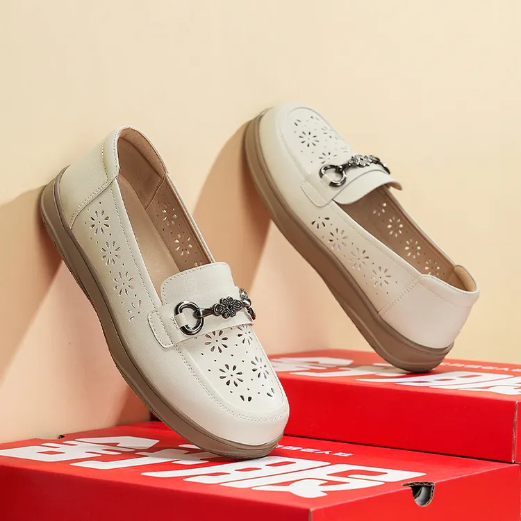 足力健老人鞋夏季透气小皮鞋女款爆款2026新款玛丽珍女鞋商品图