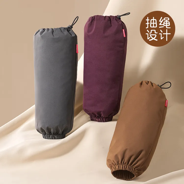 防水袖套秋冬厨房家用护袖头办公室花店男女工作画画羽绒服套袖筒