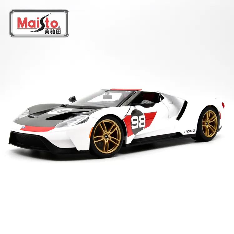 maisto/美驰图1:18 福特gt 2019 仿真合金车模 精致摆件收藏礼物