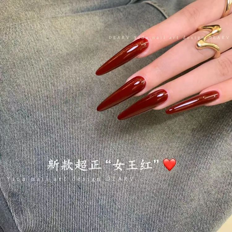 新款超正“女王红”单支胶
