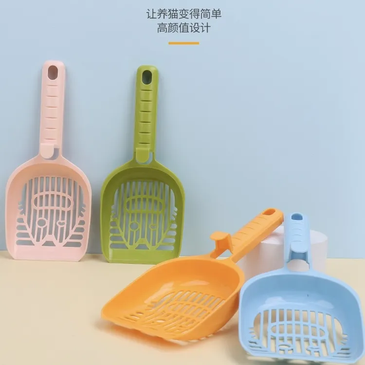 猫脸镂空可悬挂猫砂铲细孔铲屎神器宠物清洁工具猫厕所用品铲子