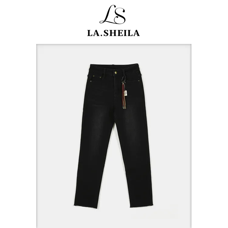 LA.Sheila招牌神裤！送挂饰 牛仔小脚裤253-KZ/1015-11156