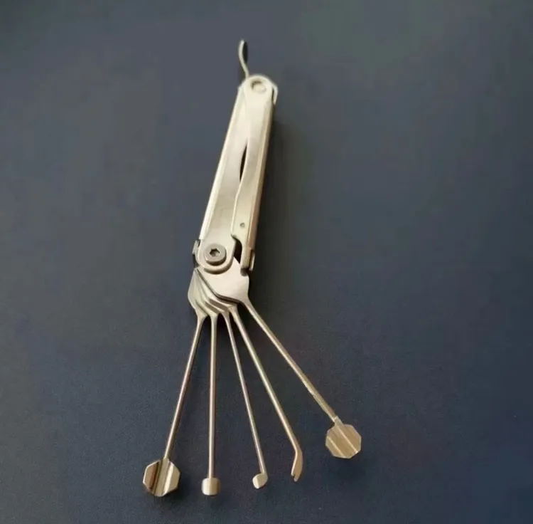  极速风暴折叠五件套室内门单联动挂锁肯德基地锁套装  正品