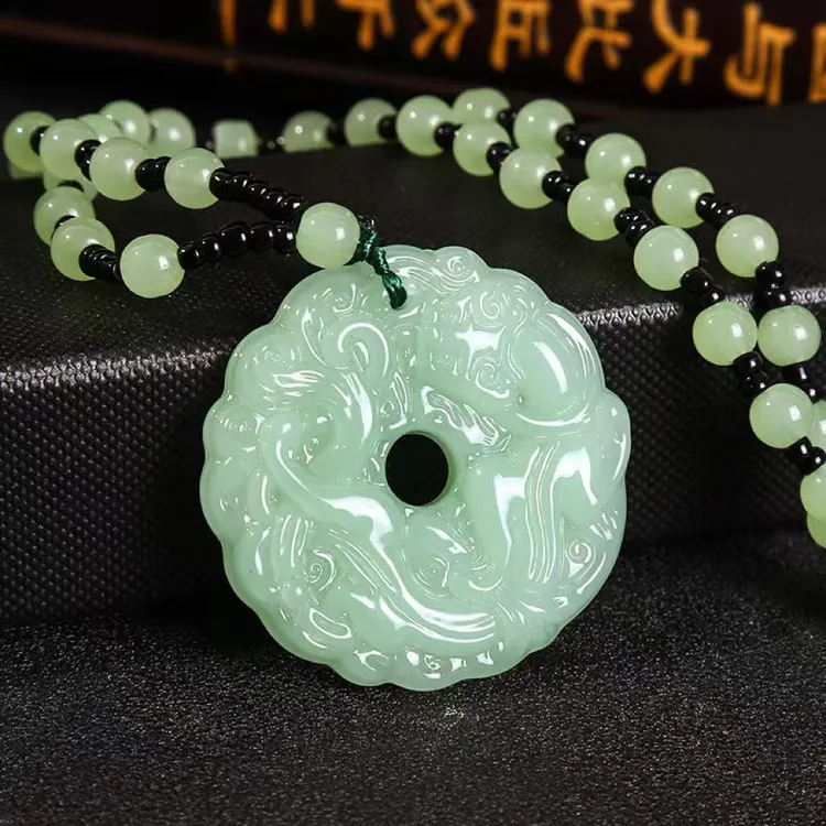 玻璃【时来运转】项链时尚潮百搭休闲坠链项链