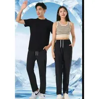 【速干裤】夏季高档裤子男女同款设计感时装女装服装4295[LYBF]Q