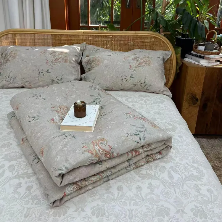 【赫拉】100%亚麻春秋被冬被亚麻纤维填充四季被