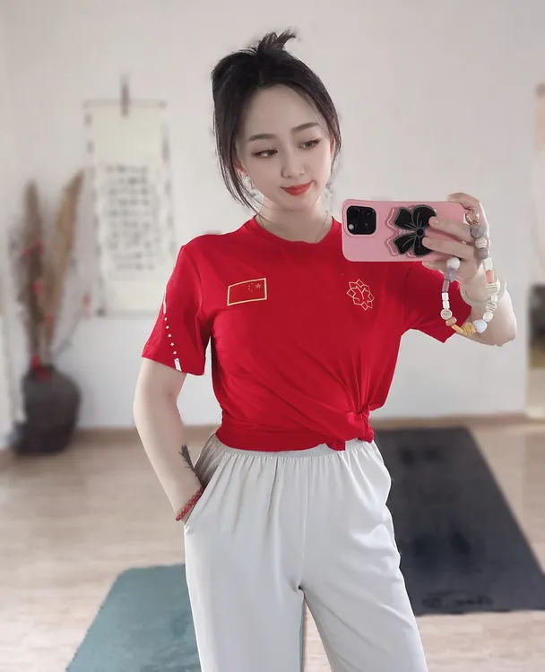 原创 运动国服 圆领短袖T恤 男女儿童 上衣 定制批发