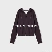 溶溶【乌木藤紫】RONGRONG绵羊毛桑蚕丝双层休闲风超柔卫衣25C61531