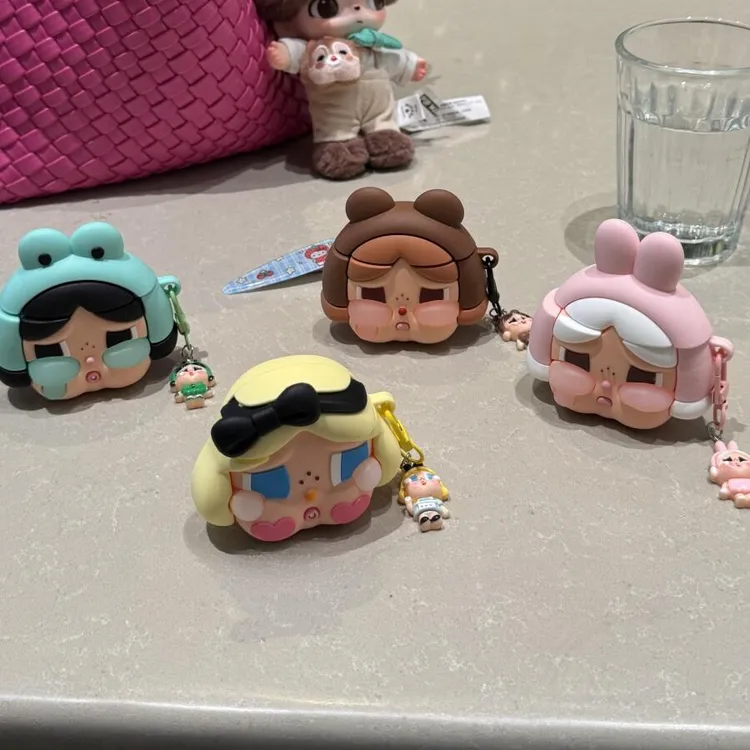 可爱卡通立体哭娃耳机壳适用苹果airpodspro保护套4代3代防摔1/2