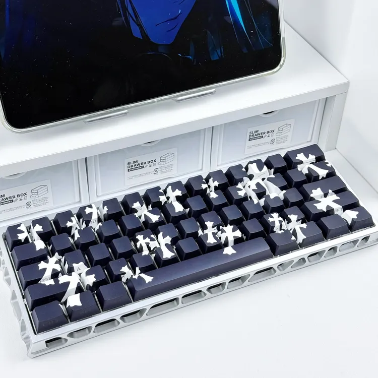 创键宇宙克罗心潮流主题侧刻键帽适配机械键盘及游戏电竞磁轴键盘