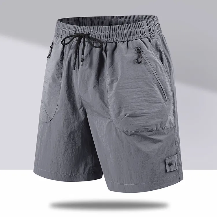 夏季冰丝短裤5分运动裤宽松工装休闲裤