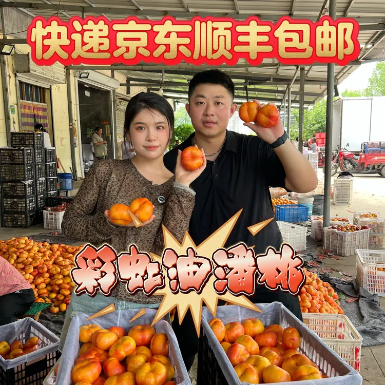 【欢宝专属】（京东/顺丰包邮）蒙阴彩虹蟠桃现摘现发新鲜