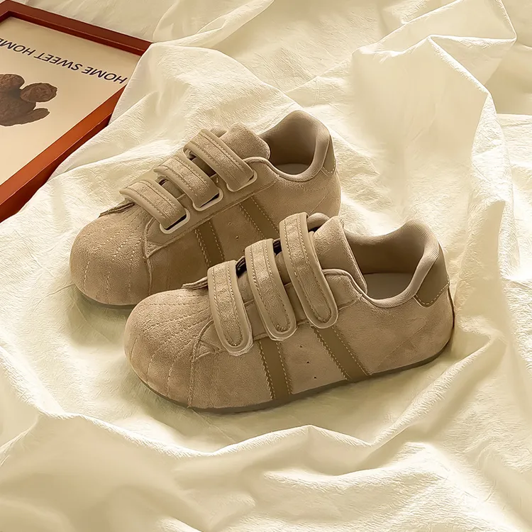 三福复古德训鞋女款秋季百搭女鞋2025新款小白鞋子女爆款休闲板鞋