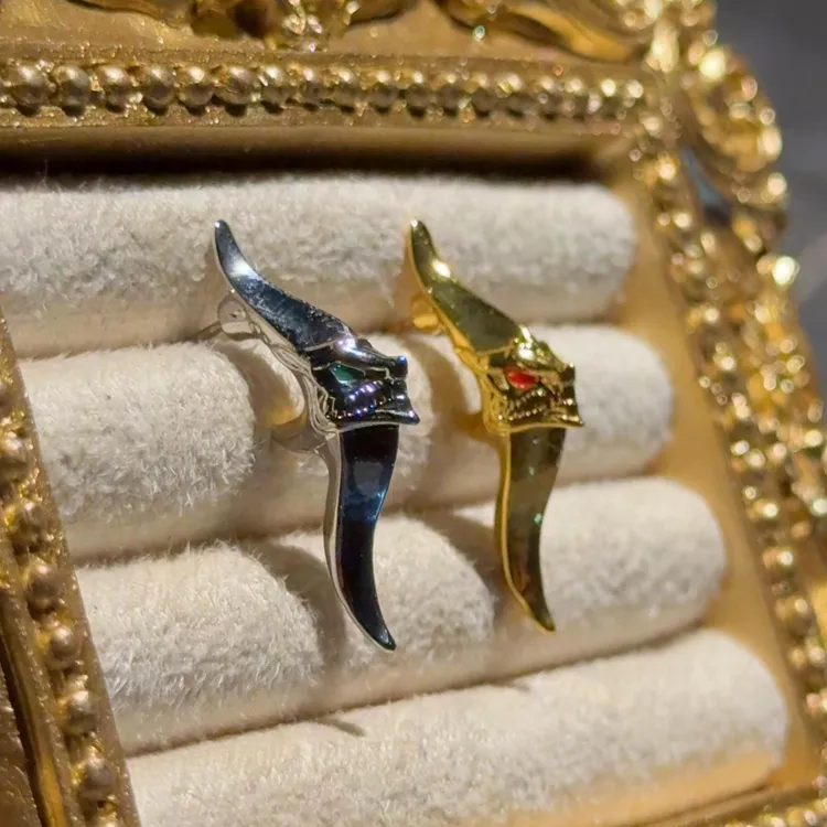 合金耳饰 豪意瑟提耳饰潮男配饰耳钉小众个性高级感简约百搭ins