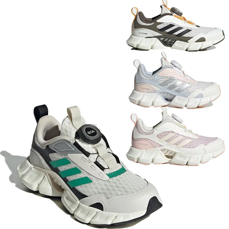 adidas/阿迪达斯25夏儿童BOA大网眼透气清风跑步运动鞋JR3202