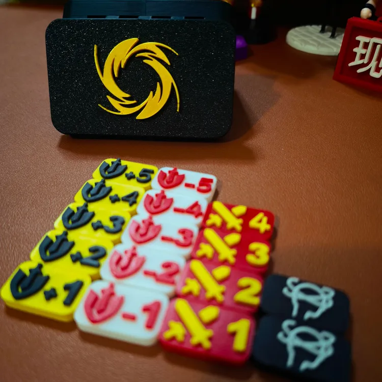 tcg指示物+收纳盒 符文战场可用 tcg指示物 卡牌游戏  token