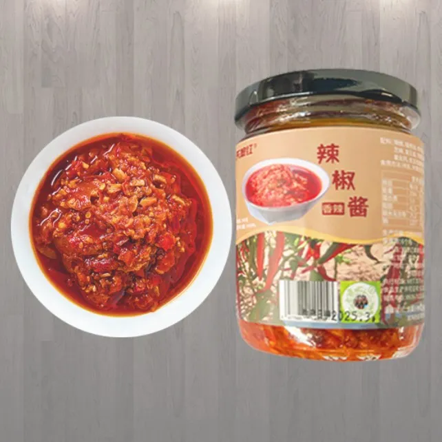 香辣下饭剁椒辣椒酱辣酱蒜蓉拌面拌饭凉拌菜美食农村调味下饭菜酱