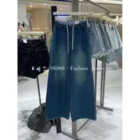 【98066】  2025夏季新款宽松 慵懒遮肉阔腿裤