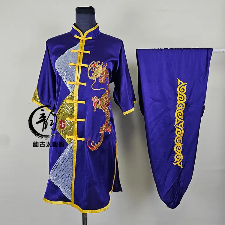 韵古太极服武术服装练功服教练服男女通用透气适合表演比赛训练