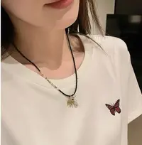 合金贝壳项链 8753号37979#百搭时尚串珠小象吊坠质感项链（预）