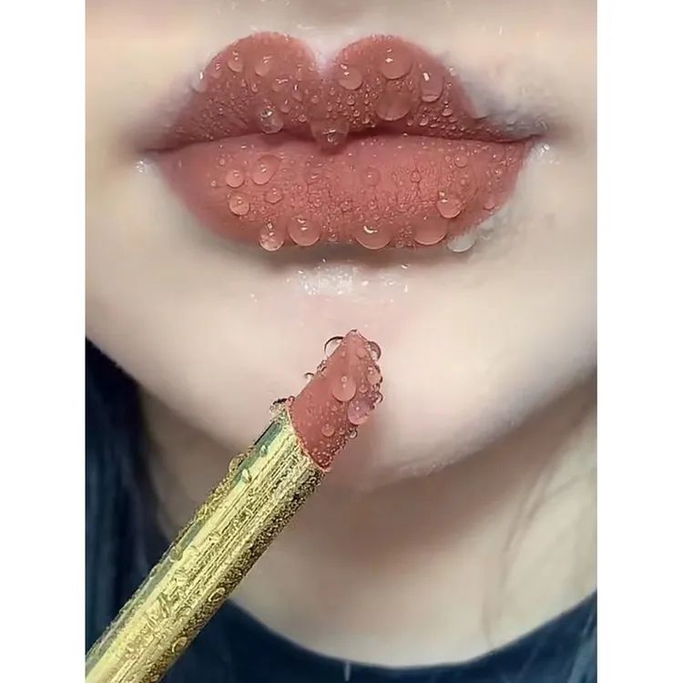 正品口红不掉色不脱色滋润豆沙色口红雨衣防水不沾杯提升气色新款