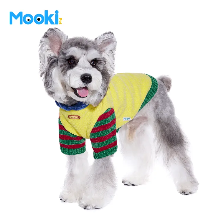 mookipet猫咪狗狗圣诞节毛衣比熊雪纳瑞小型犬宠物衣服冬装可爱