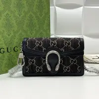99新 GUCCI/古驰 思斯专属 Gucci酒神mini单肩包 BY2697