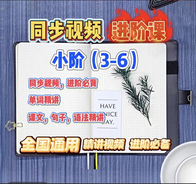 英语同步笔记本（小阶）无邮寄资料