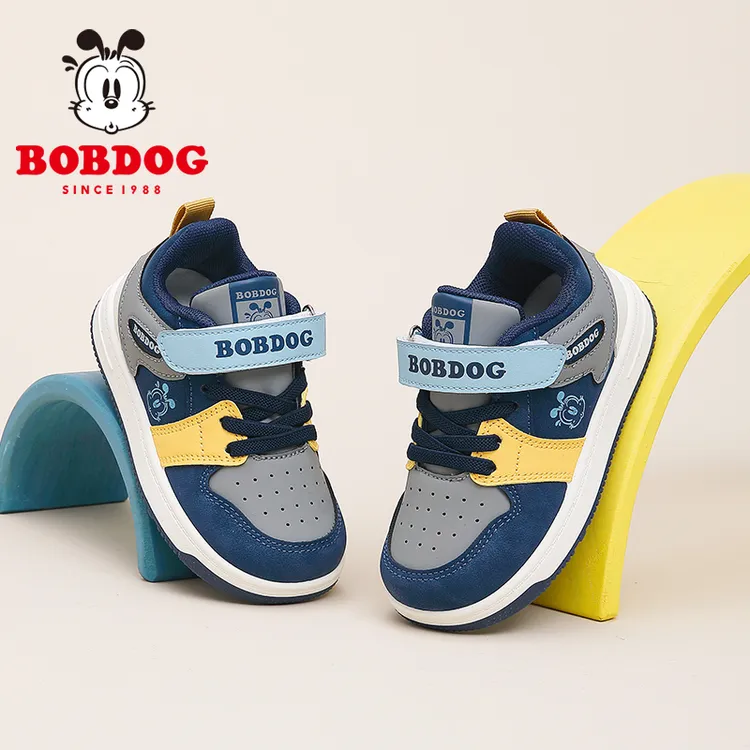 Bobdog/巴布豆童鞋1岁宝宝机能学步鞋2025新款秋季婴幼儿小童板鞋